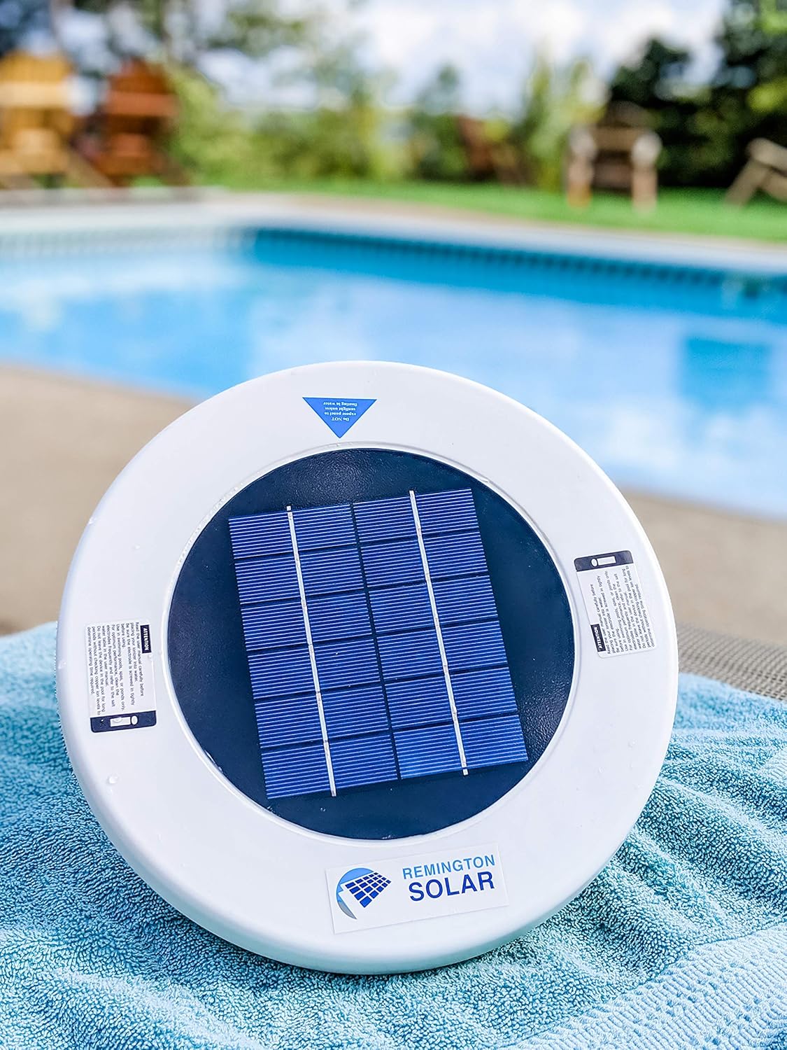 Remington Solar Chlorine-Free Sun Shock & Water Purifier – Reduces Chlorine Usage by up to 80-Percent – Solar Powered Pool Clarifier