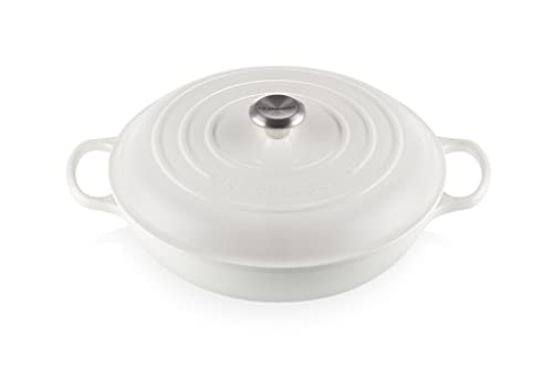 Le Creuset Enameled Cast Iron Signature Braiser, 3.5 qt., Marseille