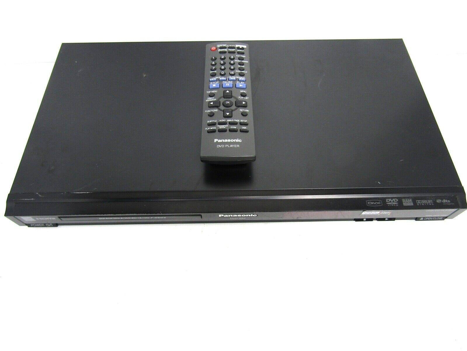 Panasonic DVD-S54K - DVD player - upscaling - black