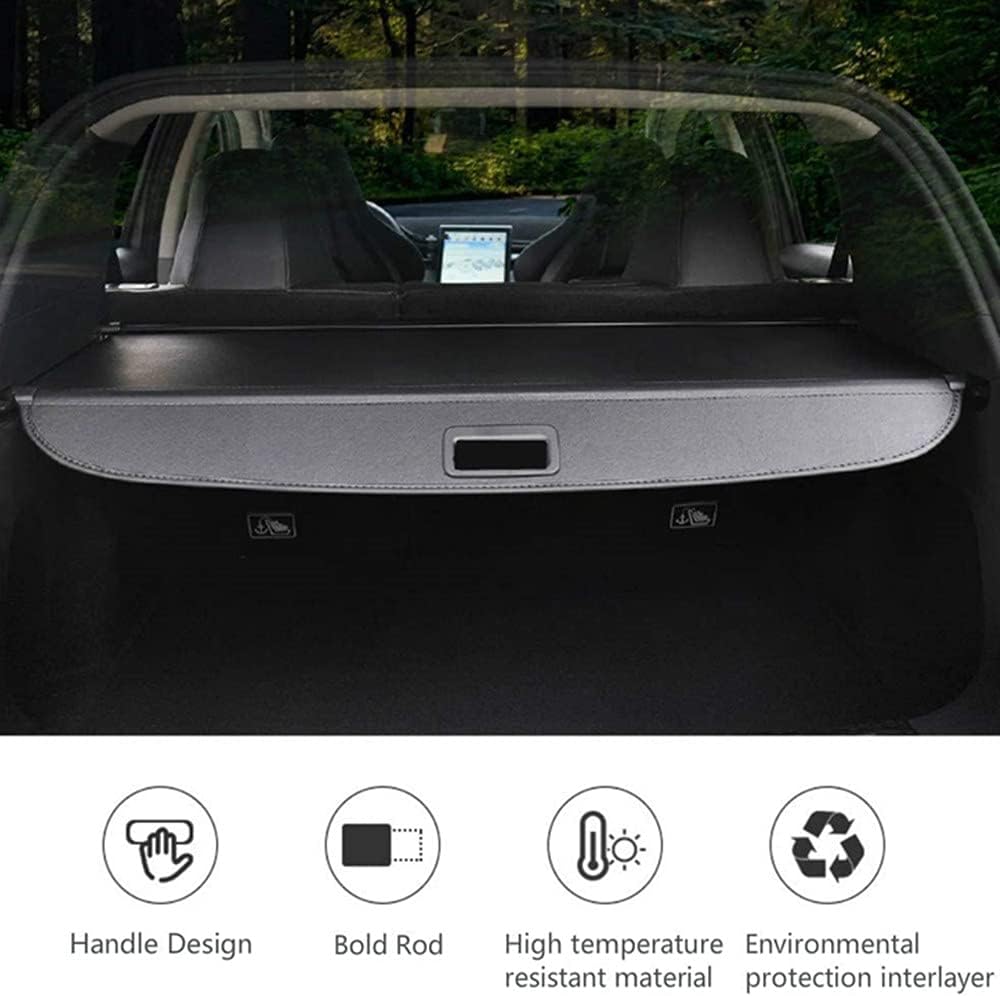MotorFansClub Retractable SUV Cargo Shade Cover Fit For Compatible With Ford Edge 2015-2020