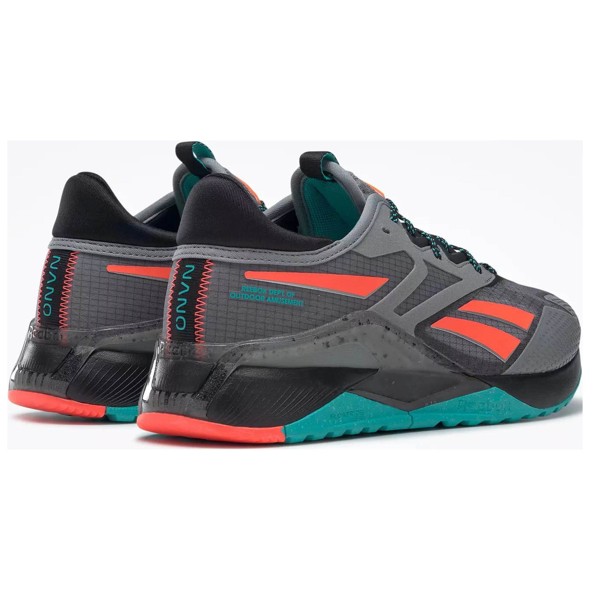 Mens Reebok NANO X2 TR ADVENTURE Shoe Size: 10.5 Pugry5 - Cblack - Clatea Cross Training