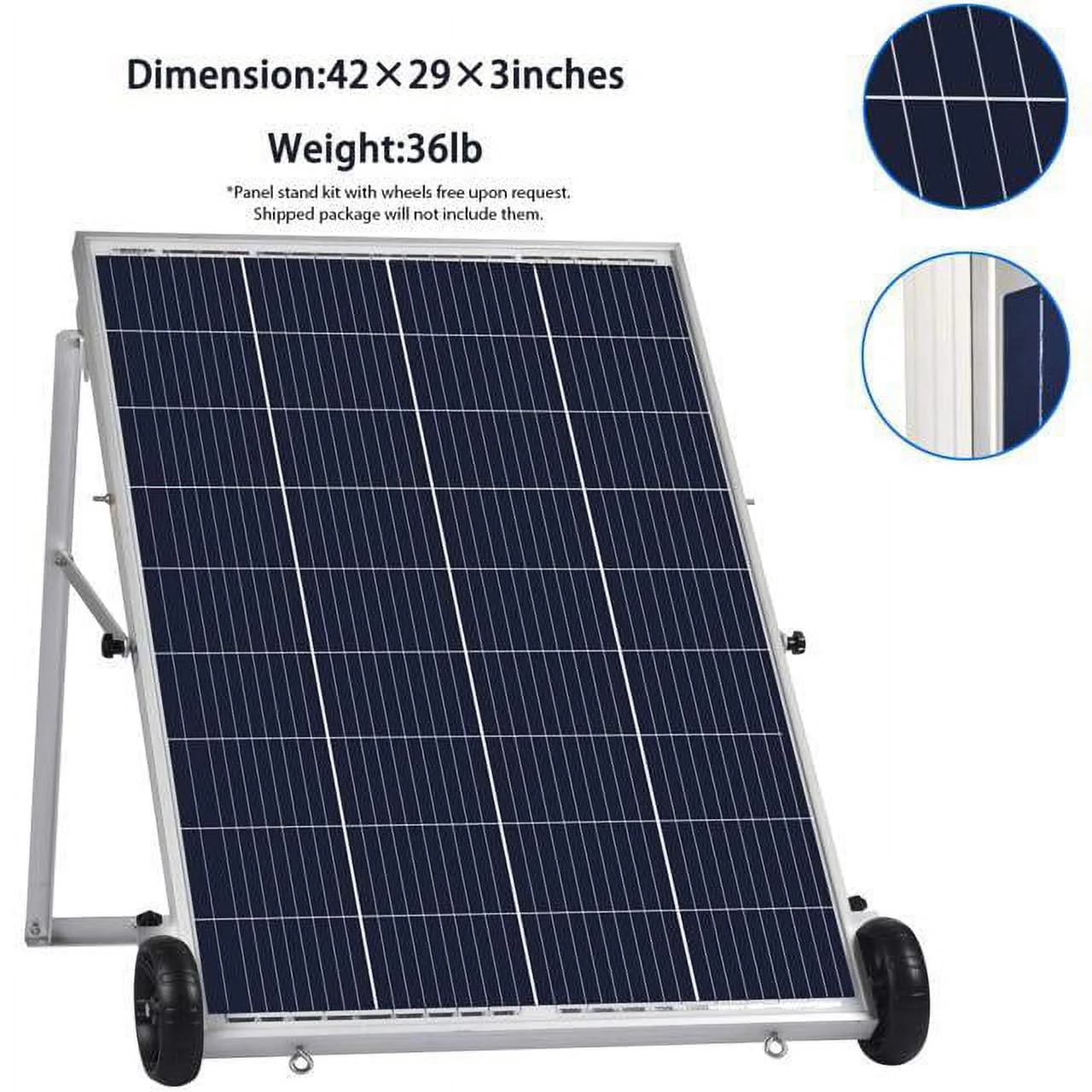 Nature's Generator Elite - Gold System:3600W Solar & Wind Powered Pure Sine Wave Off-Grid Nature's Generator Elite+2pcs 100W Solar Panel HKNGAUEL