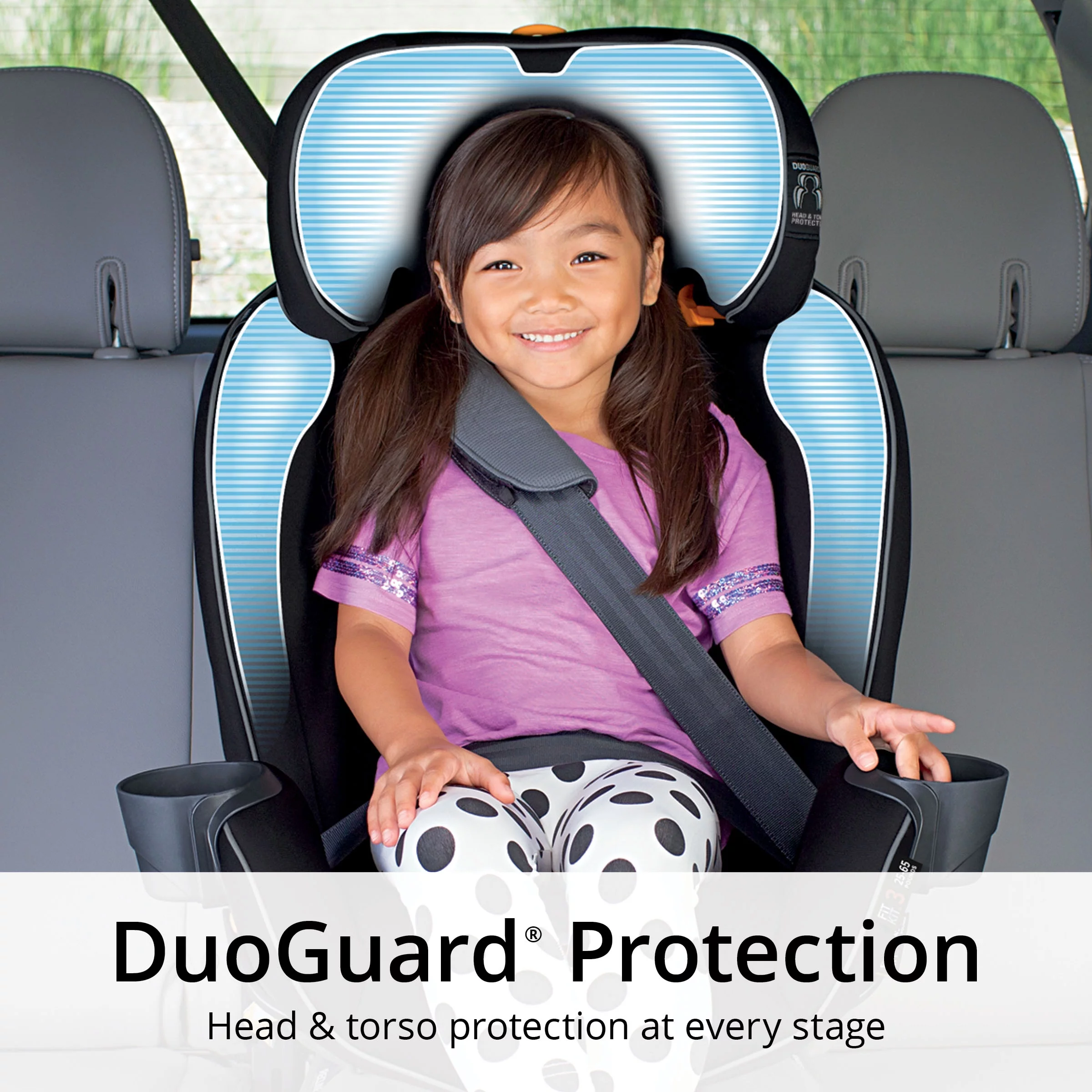 Chicco Fit4 4-in-1 Convertible Car Seat - Carina (Navy/Purple)
