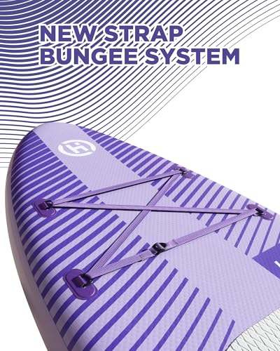 Highpi Inflatable Stand Up Paddle Board Premium SUP Accessories, Backpack, Wide Stance, Surf Control, Non-Slip Deck, Leash, Paddle and Pump