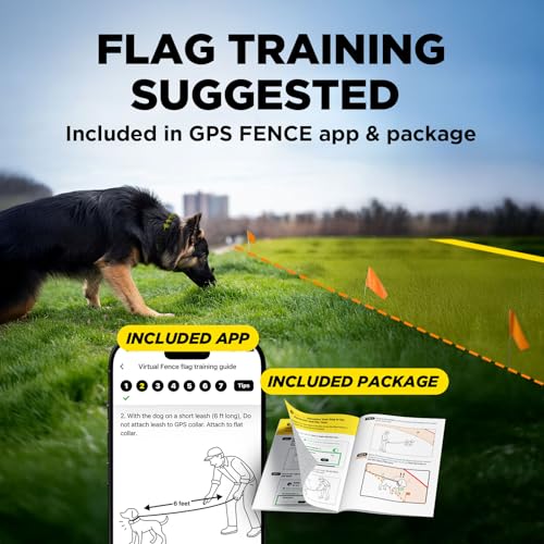 Dogtra GPS Fence &ndash; No Subscription, Custom Wireless Fence with App, Smart Boundary Guidance System with Tone/Vibration/Correction