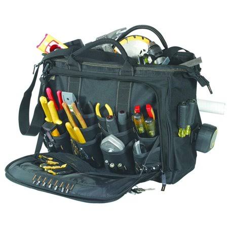 Custom Leathercraft 1539 Tool Carrier 18 inch Multi Comp, Men's, Size: One Size