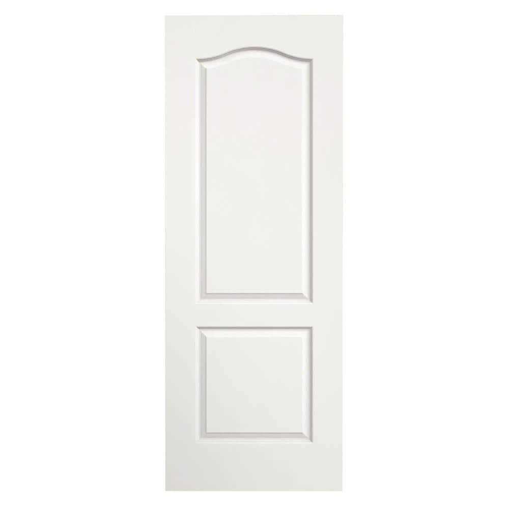 JELD-WEN 80 in. Princeton Primed Smooth Solid Core Molded Composite MDF Interior Door Slab