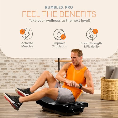 Lifepro Vibration Plate Machines – Full Body Workout, Recovery & Lymphatic Drainage with 4D Motion, Silent Operation, Joint Support