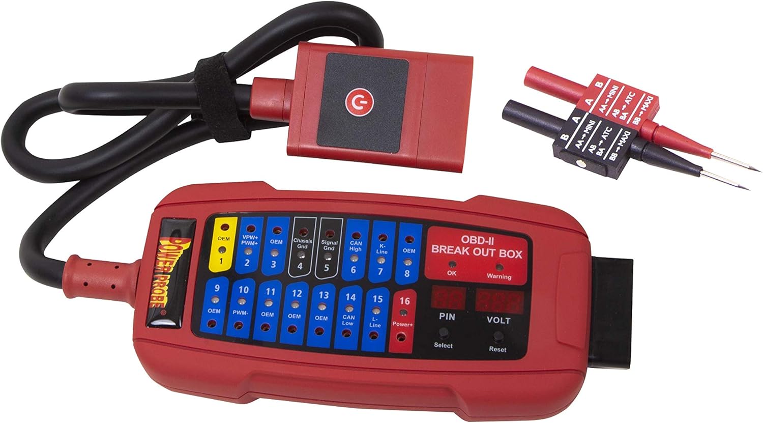 Power Probe OBD II Breakout Testing Box