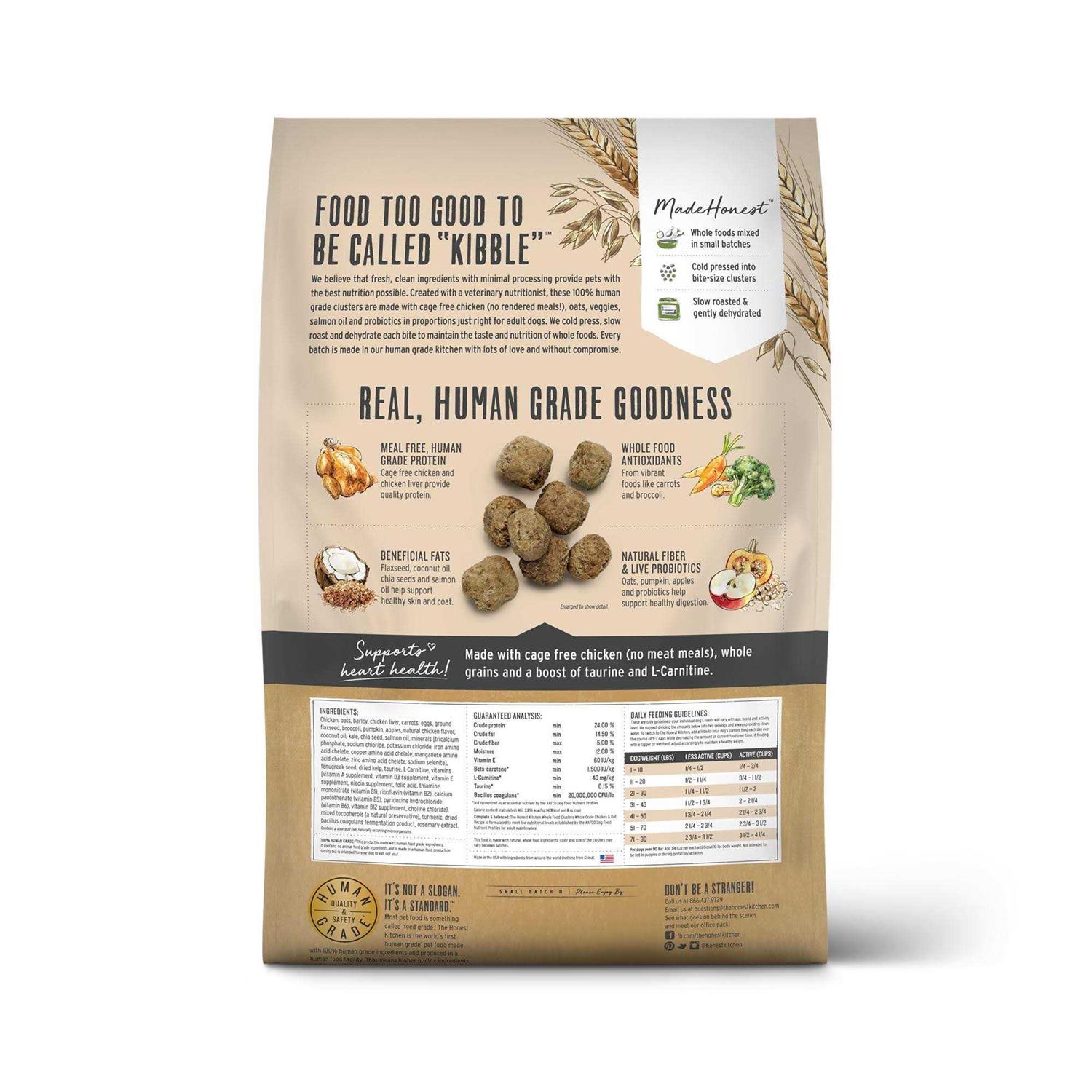 The Honest Kitchen Grain Free Whole Food Clusters Dog Food - Pet Supplies online store