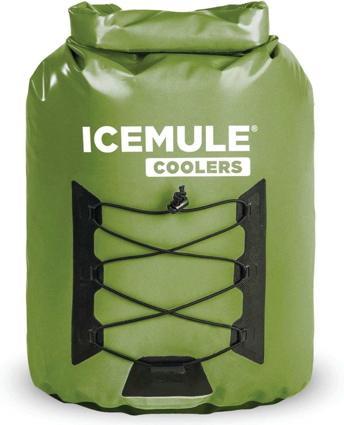 ICEMULE Pro Large Collapsible Backpack Cooler – Hands Free, 100% Waterproof, 24+ Hours Cooling, Soft Sided Cooler for Hiking, Camping