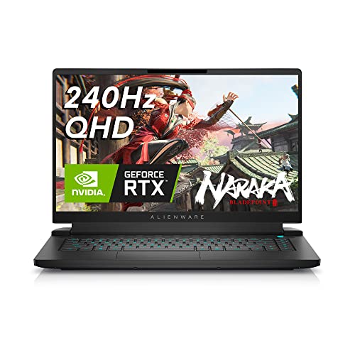 Alienware m15 R7 Gaming Laptop - 15.6-inch 240Hz 2ms QHD, Intel Core i9-12900H, 32GB DDR5 RAM, 1TB SSD, NVIDIA Geforce RTX 3080 Graphics