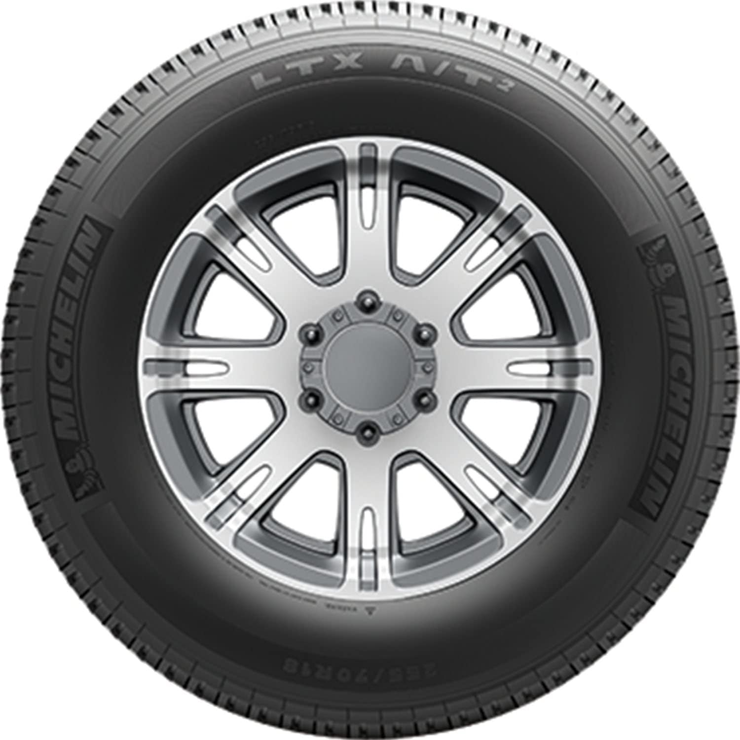 MICHELIN LTX A/T2 Car Tire, All-Terrain, All-Season, Light Truck, SUV and CUV - LT275/70R18/E 125/122S 125S