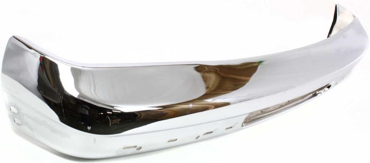 MBI AUTO - Chrome, Steel Front Bumper Face Bar Shell for 1992-2007 Ford Econoline Van E150 E250 E350 92-07, FO1002348