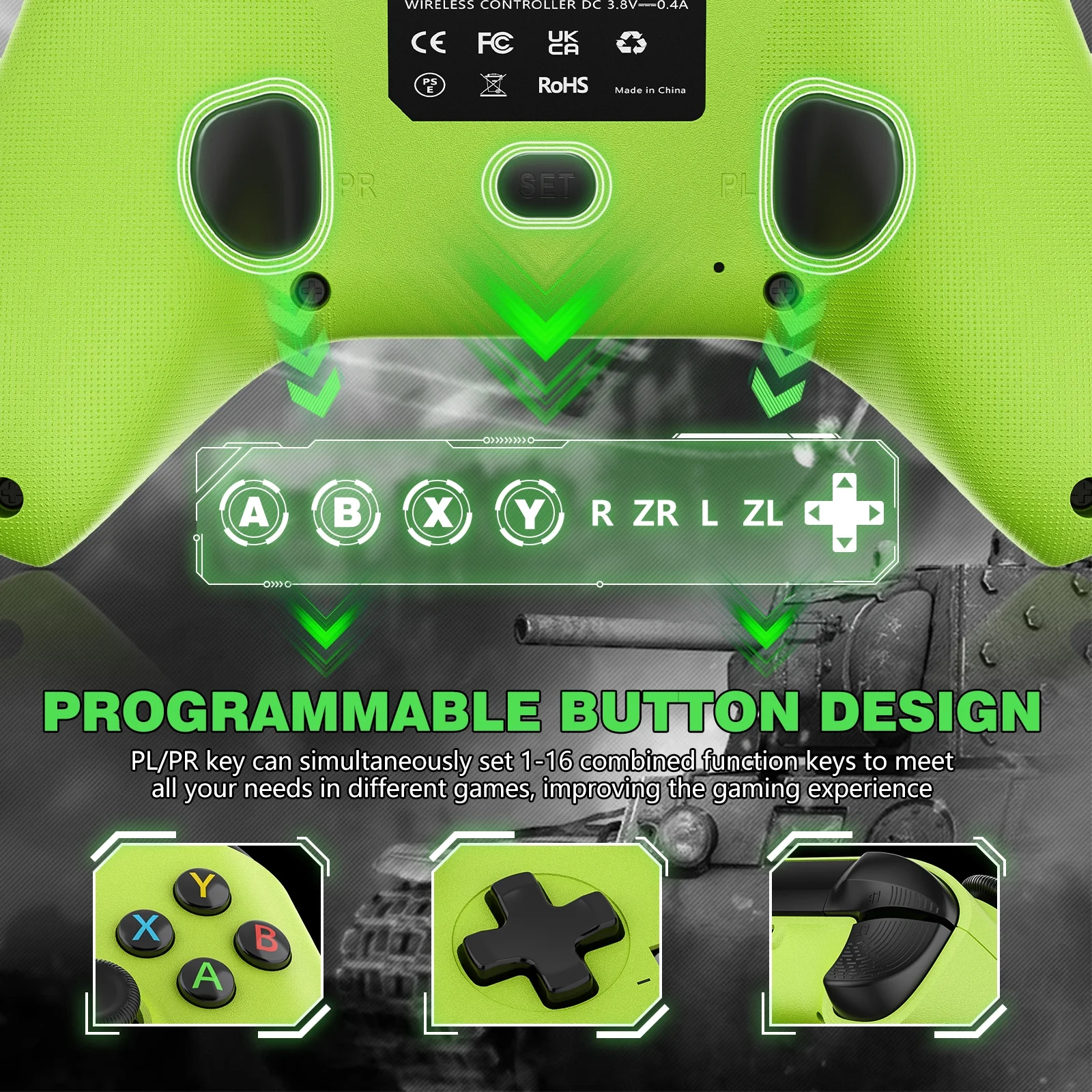 2 Pack Wireless Xbox Controller for Xbox One, Xbox One X/S, Xbox Series X/S