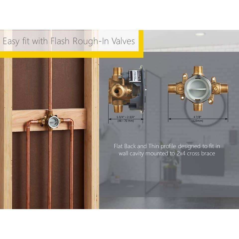 American Standard TU075507.002 Colony Pro Shower Only Trim Kit with Cartridge, Polished Chrome