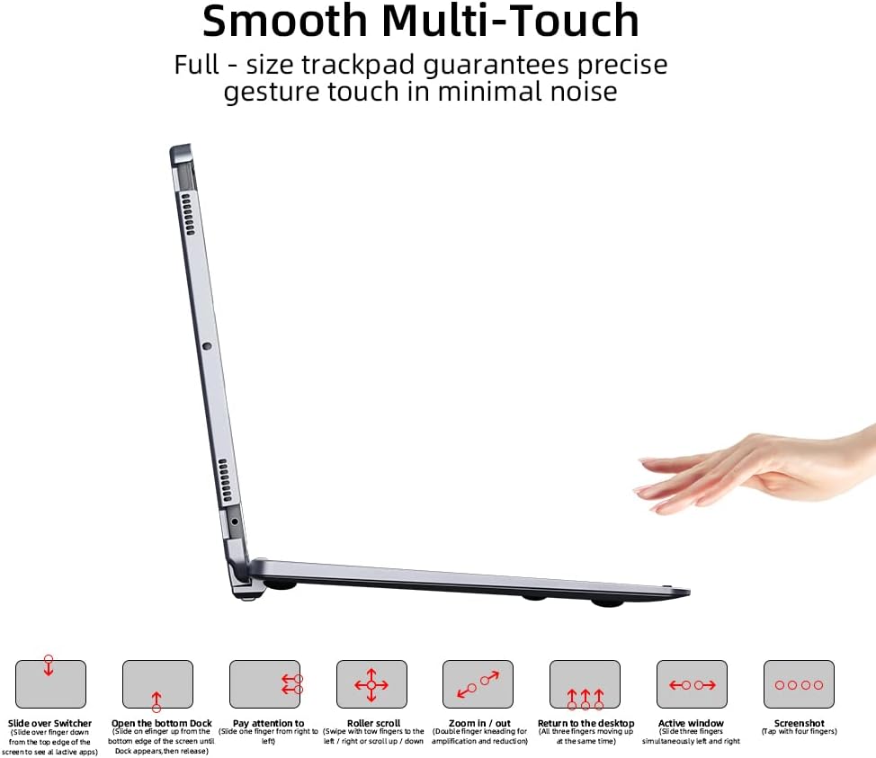 doqo Magnetic Keyboard Case for iPad Air 5th Generation(2022)/iPad Air 4th Generation(2020), iPad Pro 11 2018/2020/2021