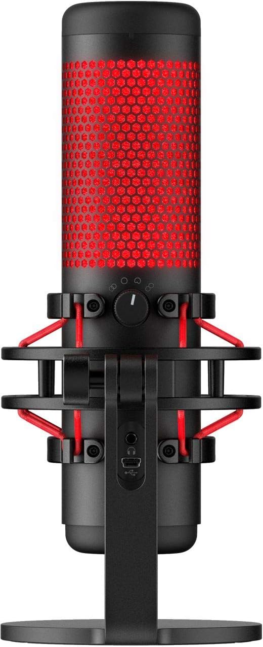 Newest HyperX - QuadCast USB Multi-Pattern Electret Condenser Microphone | 2020 Edition | for PS4