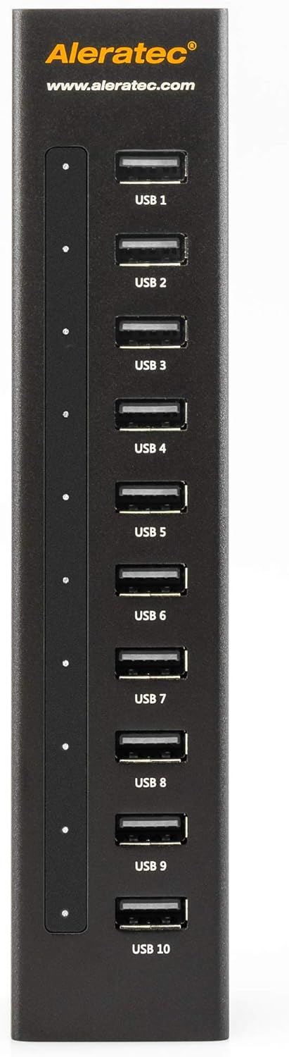 Aleratec 1:10 USB 3.0 Flash Drive Duplicator Mini V2 for Windows & Mac, Black
