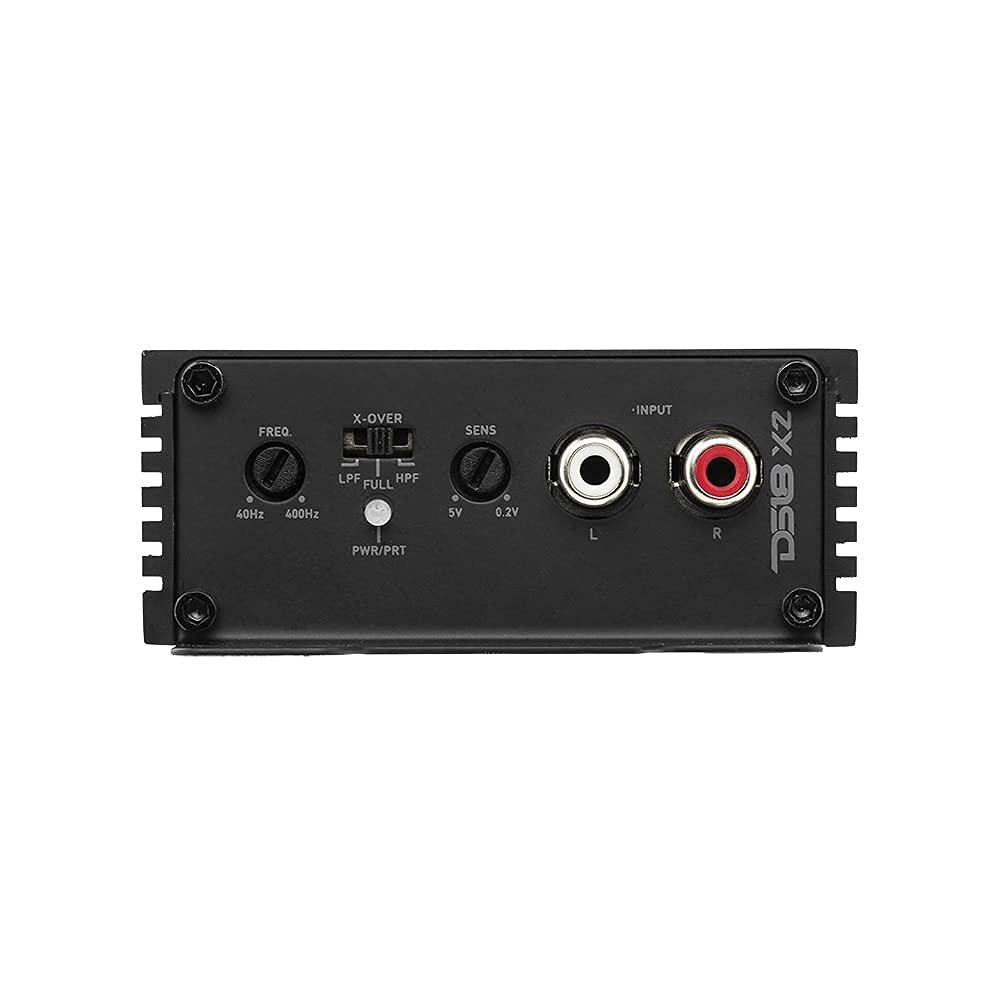 DS18 X2 Ultra Compact Car Audio Amplifier Class D 2 Channel Full Range 1140 Watts Peak