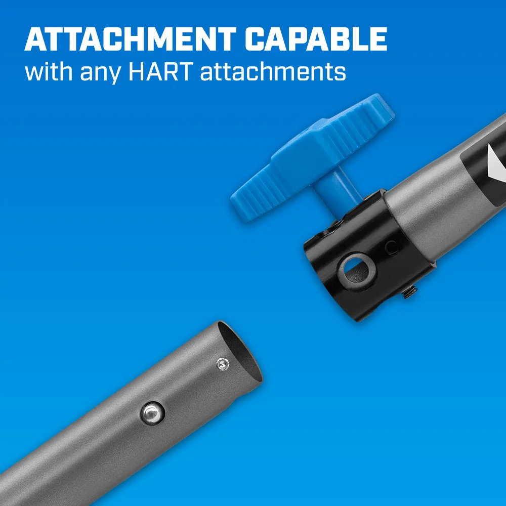 HART 40 Volt Cordless Brushless Attachment Capable 15-inch String Trimmer Kit, (1) 4.0Ah Lithium-Ion Battery