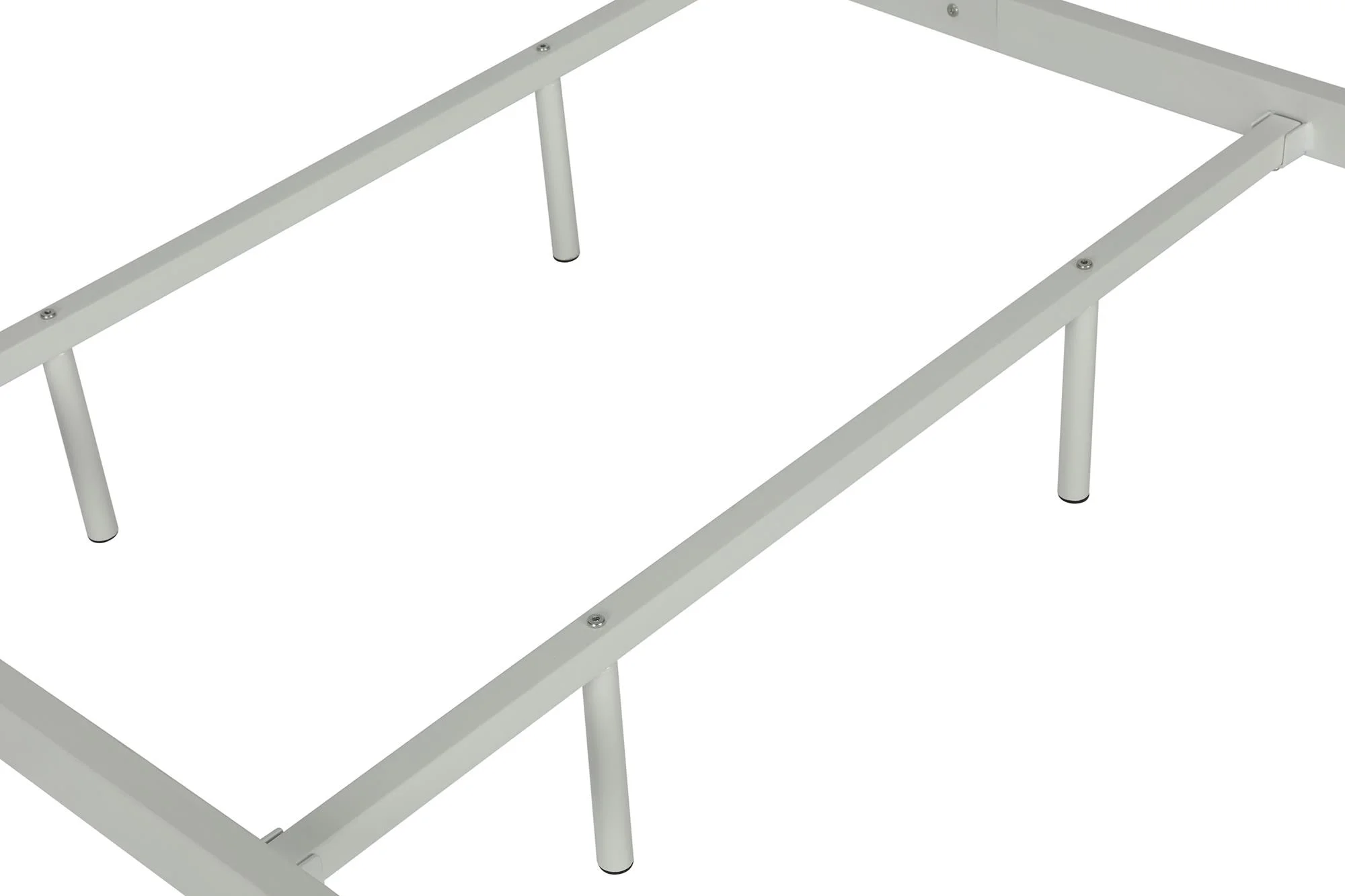DHP Jenny Lind Metal Bed, Full, White
