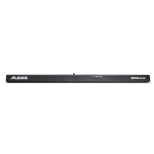 Alesis 88 Key Keyboard Piano with 480 Sounds, Speakers, USB MIDI, Carry-Bag, Stand, Headphones, Pedal and Piano Lessons for Beginners