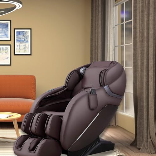 iRest 2025 SL Track Massage Chair Recliner, Full Body Massage Chair with Zero Gravity, Bluetooth Speaker, Airbags, Heating, and Foot Massage