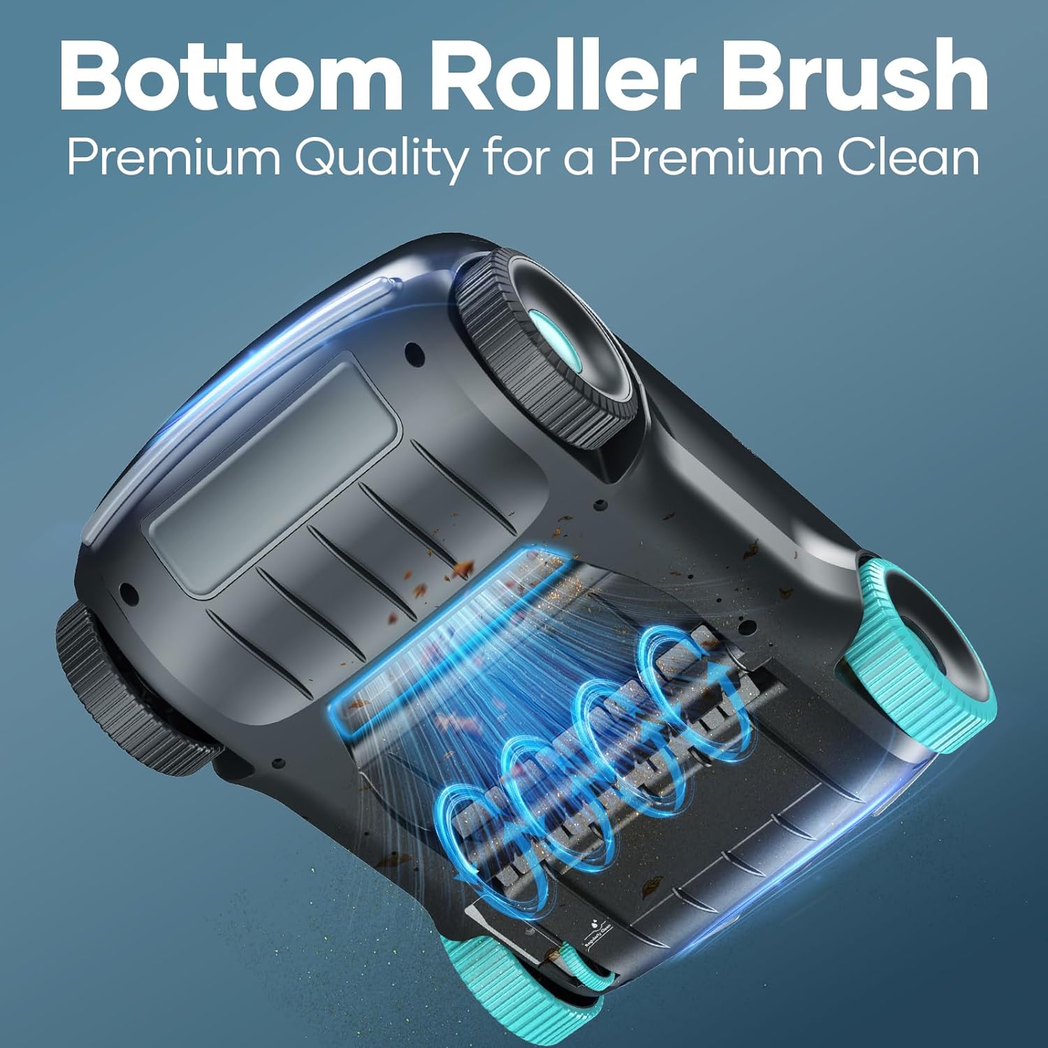 AIPER Scuba E1 Automatic Pool Cleaner, Robotic Pool Vacuum, Featuring Dual-Filtration, Lasts 130 Mins, Self-Parking