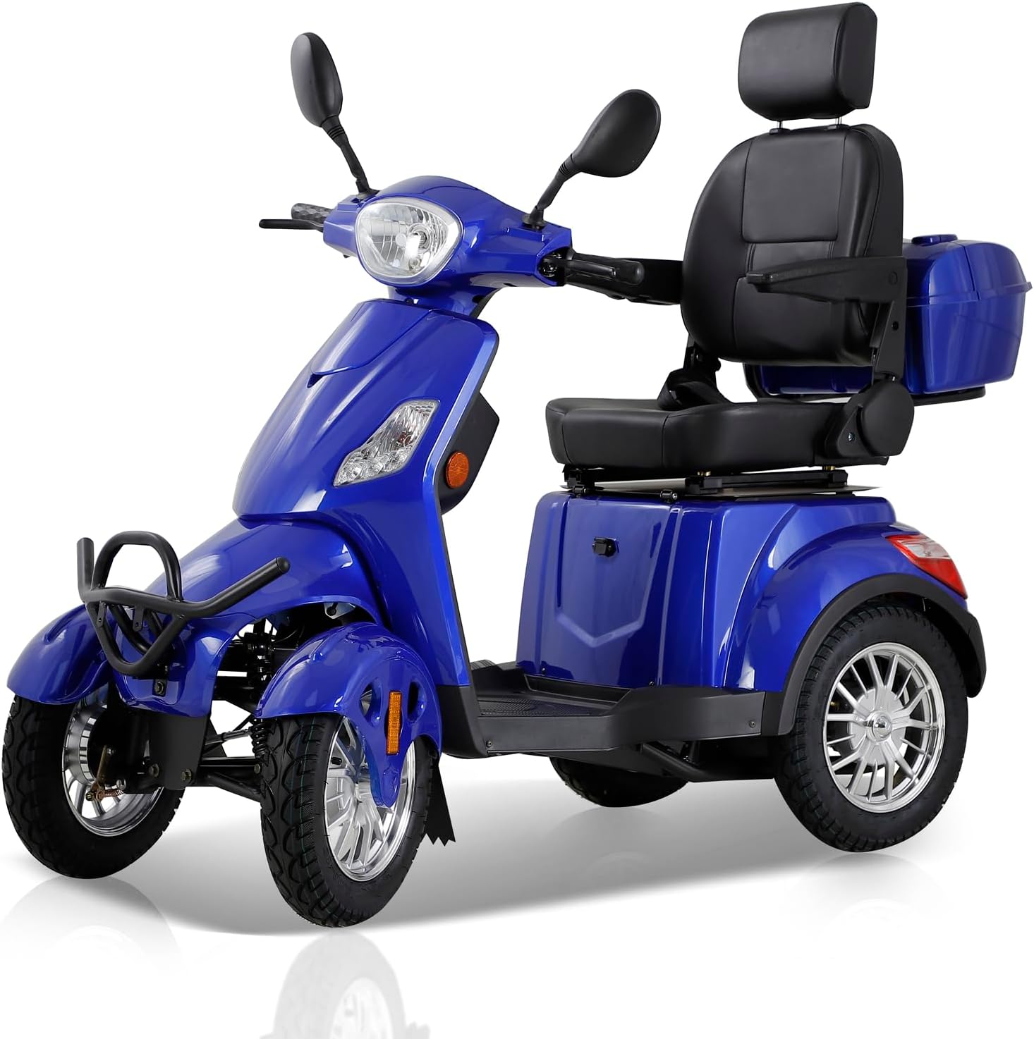 Heavy Duty 4 Wheel Mobility Scooters for Seniors & Adults 500lbs Capacity - Electric Powered Chair