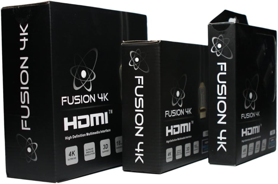 Fusion4K High Speed 4K HDMI Cable (4K @ 60Hz) - Professional Series (20 Feet)