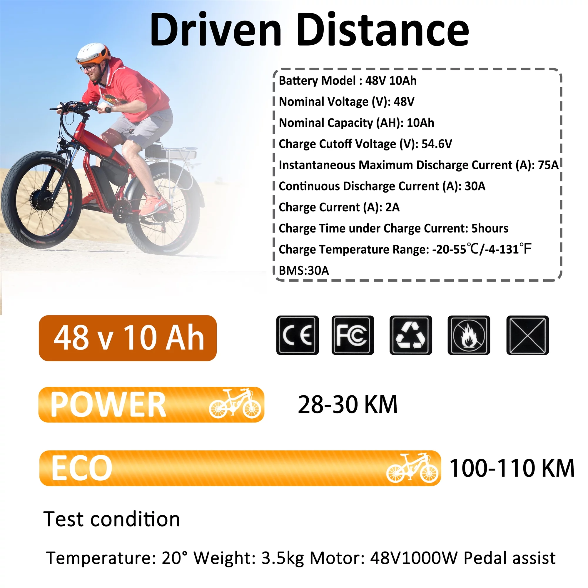 YxYhCool Ebike Battery 48V 10Ah Lithium Battery with Charger 48V Battery for Electric Bike Tricycle - Radiant Selections