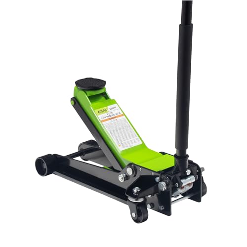 ARCAN Tools 3-Ton Quick Rise Aluminum Floor Jack with Dual Pump Pistons & Reinforced Lifting Arm (A20018_A20019)