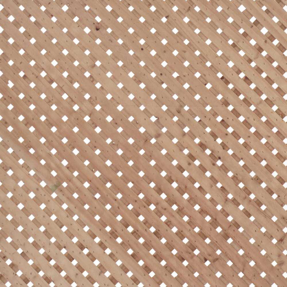 Severe Weather 4 ft. x 8 ft. Pressure Treated Privacy Wood Lattice 159159