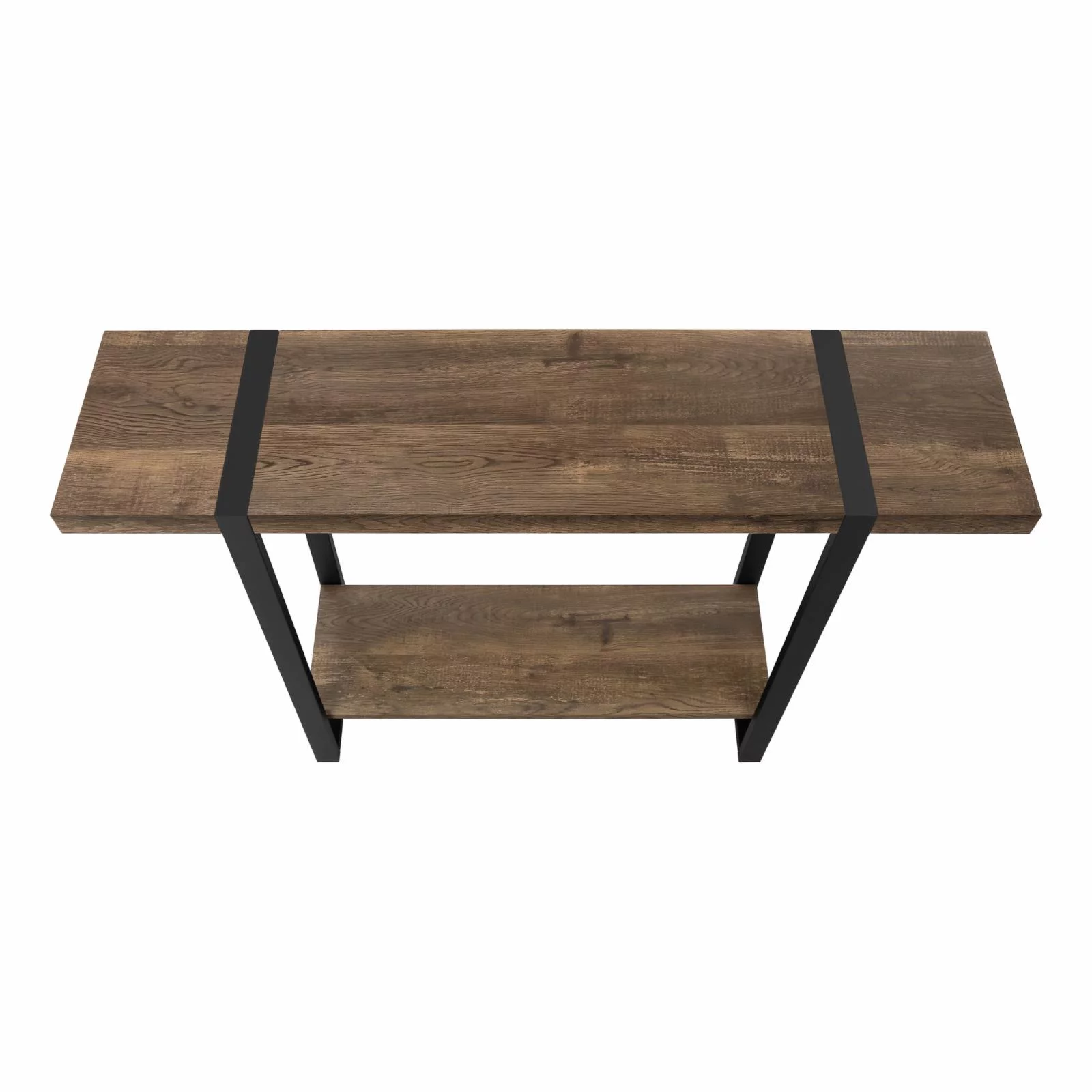 Accent Table Console Entryway Narrow Sofa Bedroom Metal Black
