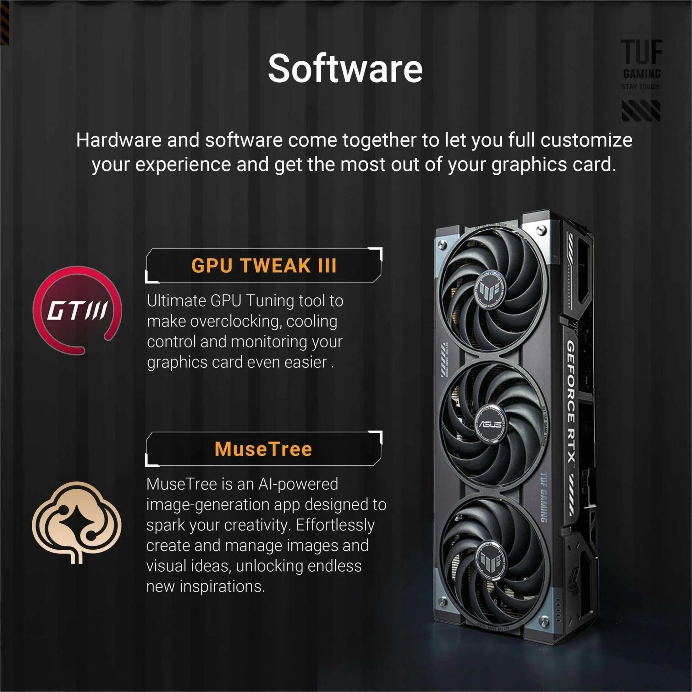 TUF NVIDIA GeForce RTX 5070 Ti Graphics Card, 16GB GDDR7, PCIe 5.0 x16, 8960 CUDA Cores