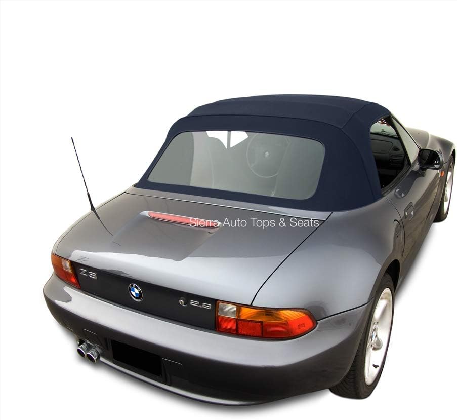 Sierra Auto Tops Convertible Top Replacement for BMW 1996-2002 Z3, TwillFast II Canvas, Dark Beige, Plastic Window