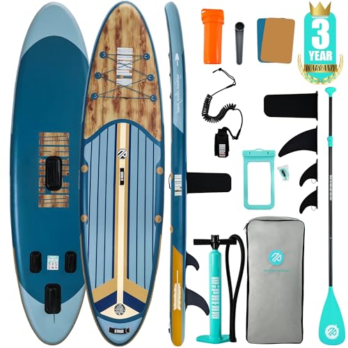 Niphean Inflatable Stand Up Paddle Board with SUP Accessories, Anti-Slip EVA Deck