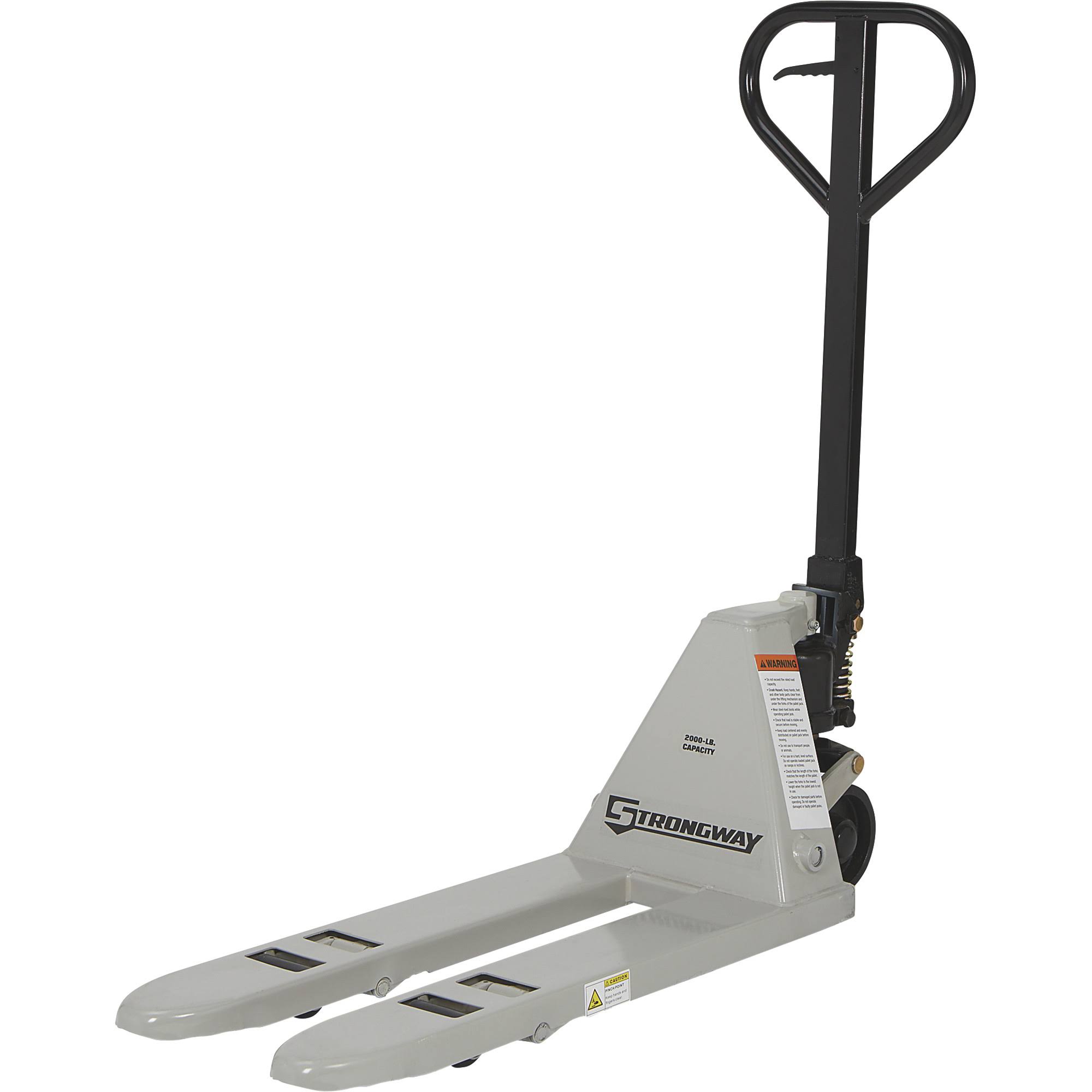 Strongway Mini Pallet Jack - 2000-Lb. Capacity, 47Inch L x 15inch W, Model 51-S062