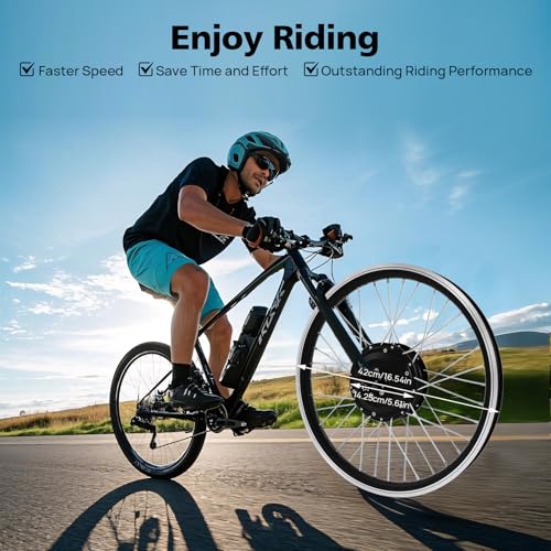 20" Front Wheel Hub Electric Bike Conversion Kit,36v Front Wheel E-Bike Conversion Kit with SW-810LED Display