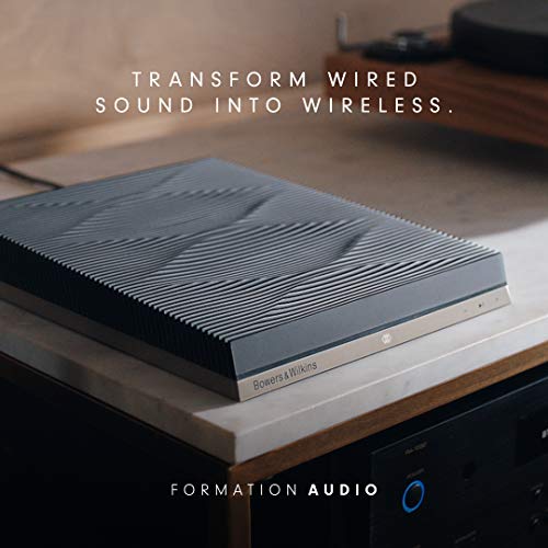 Bowers & Wilkins Formation Audio - Wireless Audio Streamer, Multi-Room Hi-Res Streaming, Analog-Digital Conversion, Built-in Bluetooth 4.1