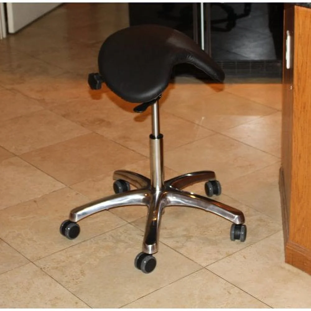 Jobri BetterPosture Saddle Chair, Black