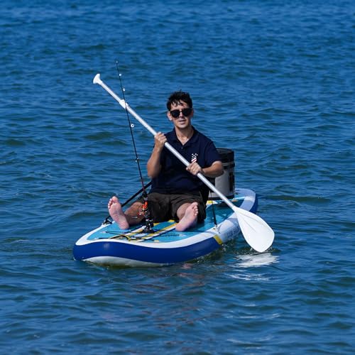 Tuxedo Sailor Inflatable Stand Up Paddle Board with Complete Accessories for Surfing and Traveling