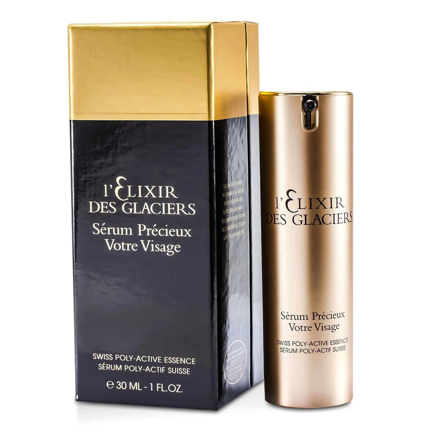 Valmont Elixir Des Glaciers Serum Precieux Votre Visage - Swiss Poly-Active Essence (Packaging Random Pick)  30ml/1oz