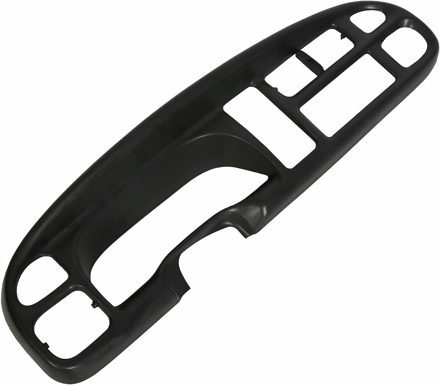 ECOTRIC Front Dash Pad Cover Overlay Dashboard Cap Compatible with 1998-2001 Dodge Ram Trucks Gray Molded Dash Bezel Protector