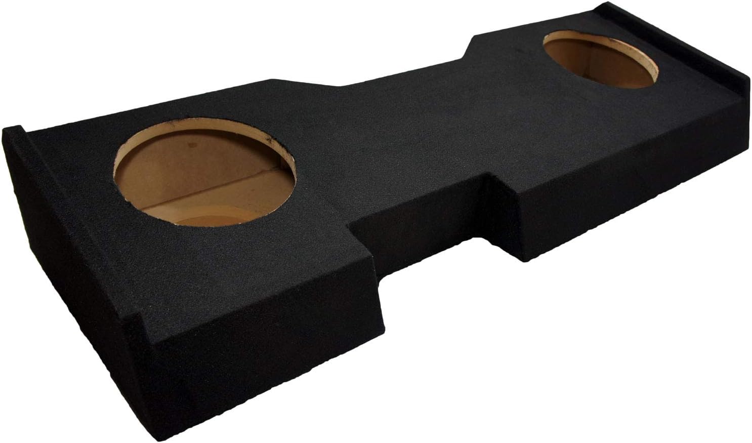 Compatible with 2014 - UP Chevy Silverado Crew Cab Truck Dual 10" Sub Box Subwoofer Enclosure