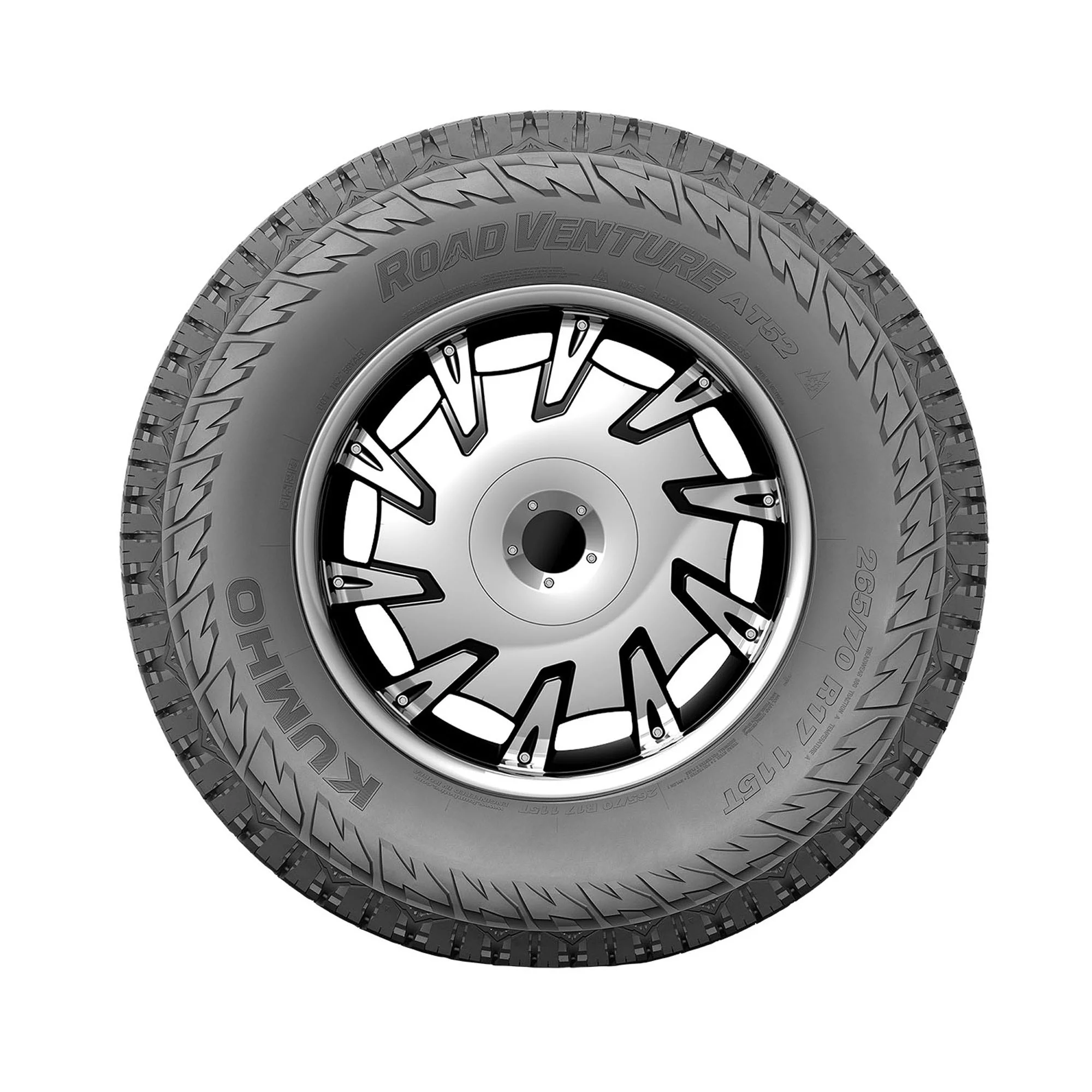 Kumho Road Venture AT52 All Terrain 265/60R18 110T Light Truck Tire