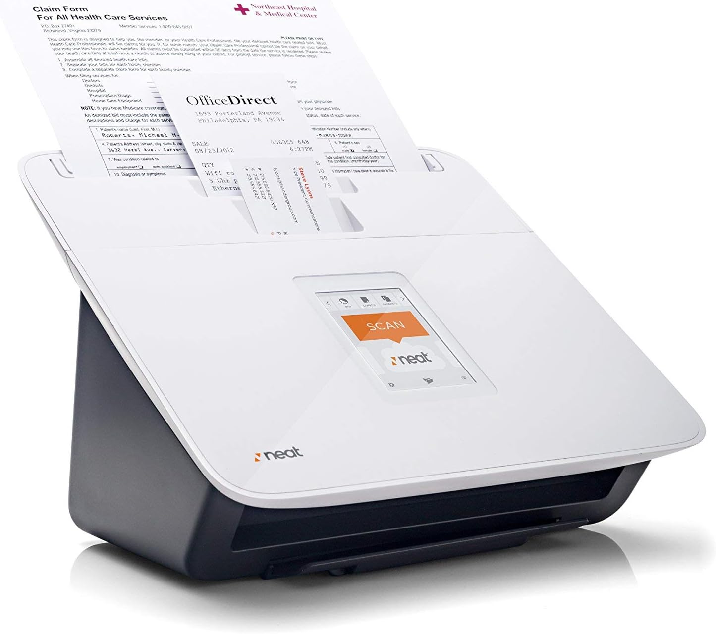 The Neat Company NeatConnect Scanner and Digital Filing System, Home Office Edition, 2005434 (Renewed)