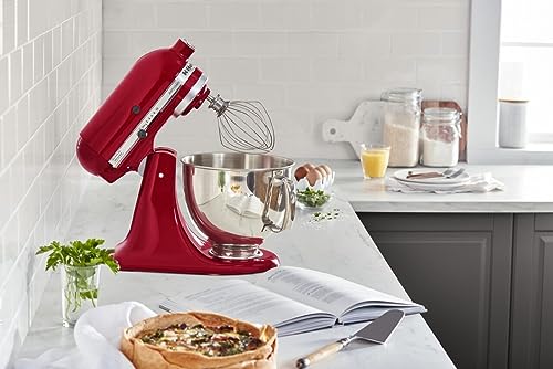 KitchenAid Artisan Series 5 Quart Tilt Head Stand Mixer with Pouring Shield KSM150PS, Removable bowl, Aqua Sky