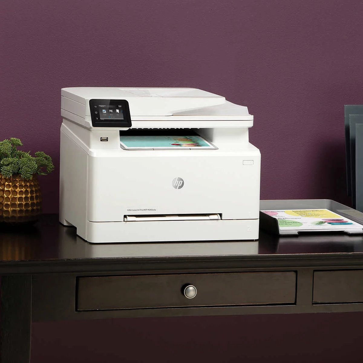 Restored HP LaserJet Pro M283cdw two-sided Printing Laser Wireless Color Printer (Refurbished)